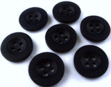 B0088 15mm Navy Soft Sheen Brace Type 4 Hole Button