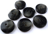 B0099 15mm Black and Greys Gloss Polyester 2 Hole Button