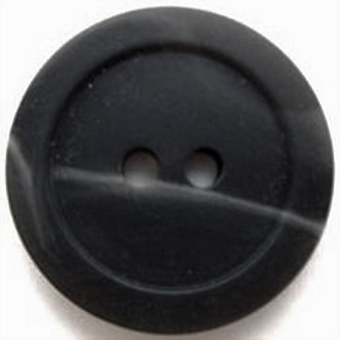 B0122L 23mm Charcoal Black-Grey Matt 2 Hole Button