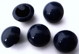 B0395 13mm Light Navy Half Ball Glossy Shank Button