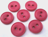 B0463 11mm Deep Sugar Pink Soft Sheen 2 Hole Button