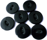 B1526 14mm Tonal Midnight Navy Gloss Polyester 2 Hole Button