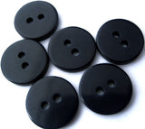 B1904 15mm Navy Gloss Polyester 2 Hole Button