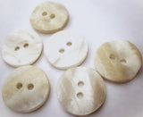 B1963C 18mm Reversible Tonal Cream 2 Hole Buttons