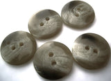 B2008 19mm Grey Mix-Green Grey Tinge High Gloss 2 Hole Button