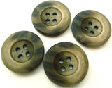 B2468 23mm Mushroom Greys-Brown and Black Matt 4 Hole Button