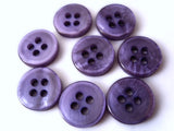 B2555 11mm Tonal Purple Polyester 4 Hole Button