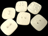 B2584 18mm Tonal Ivory Cream Pearlised Shimmer Chunky 2 Hole Button