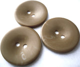 B2610 28mm Fawn Beige Soft Gloss Concave 2 Hole Button