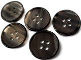 B2690 19mm Browns and Beige Matt Centre 4 Hole Button