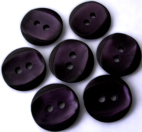 B2864 15mm Tonal Purples Shadow Shimmer Polyester 2 Hole Button