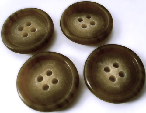 B2875 20mm Dusky Creams and Brown Soft Sheen 4 Hole Button