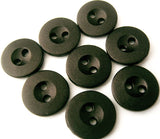 B2924 12mm Black Matt Nylon 2 Hole Button