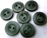 B2928 13mm Dusky Deep Green Polyester 2 Hole Button