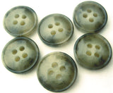 B4003 15mm Mixed Grey Gloss Nylon 4 Hole Button