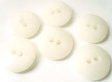 B4037 16mm Ice White-Subtle Iridescent Gloss Nylon 2 Hole Button