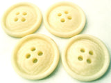 B4596 23mm Tonal Rich Cream Matt Bone Sheen 4 Hole Button