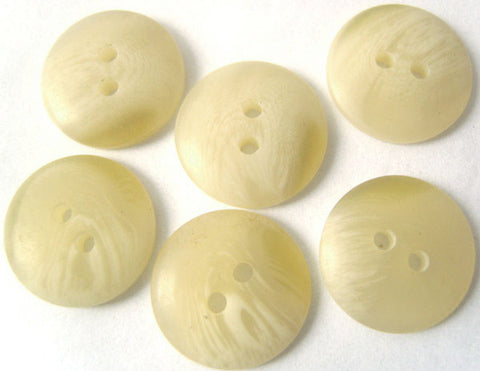 B4708 15mm Pale Cream Aaran Bone Sheen 2 Hole Button