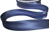 BB2149 25mm Dusky Blue Satin Bias Binding Tape