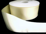 R0586 50mm Bridal White Double Face Satin Ribbon by Berisfords