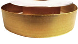 R1476 25mm Dark Gold Thin Metallic Lurex Ribbon by Berisfords