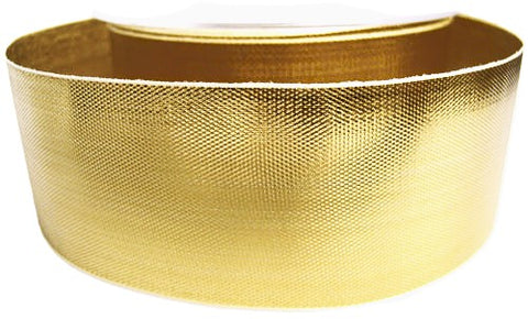 R2121 40mm Gold Thin Metallic Lurex Ribbon by Berisfords