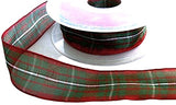 R6052 25mm Macgregor Tartan Sheer Ribbon by Berisfords