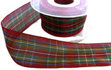 R2286 40mm Royal Stewart Tartan Sheer Ribbon by Berisfords