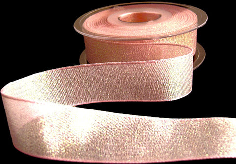 R6606 25mm Pink-Iridescent Metallic Dazzle Ribbon by Berisfords