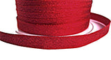 R6969 10mm Red Double Face Metallic Sparkle Ribbon by Berisfords