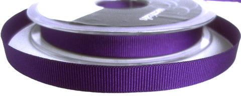 R7620 10mm Liberty Purple Polyester Grosgrain Ribbon by Berisfords