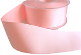 R7654 40mm Pink 9204 Polyester Grosgrain Ribbon by Berisfords