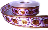 R7846 25mm Polyester Taffeta Easter Egg Print Ribbon by Berisfords