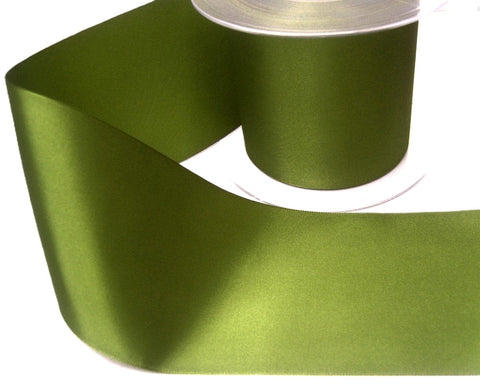 R7978L 72mm Moss Green Polyester Soft Touch Taffeta Ribbon, Berisfords