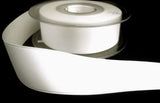 R8390 28mm Natural White Double Face Satin Ribbon