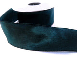 R8473 40mm Peacock Blue and Black Shimmery Shot Shimmery Ribbon