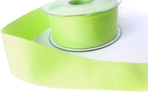 R8493 40mm Pale Lime Green Polyester Grosgrain Ribbon by Berisfords