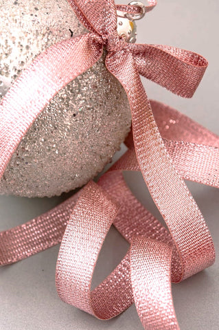 R9901 10mm Rose Gold Pink Textured Metallic Ribbon by Berisfords