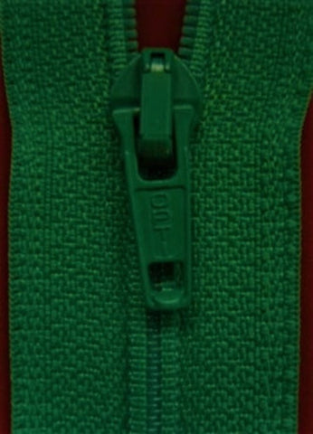 Z2470 58cm Parakeet Green Optilon Nylon No.5 Open End Zip