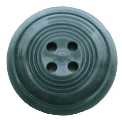 B10818 23mm Deep Petrol Gloss Ringed 4 Hole Button