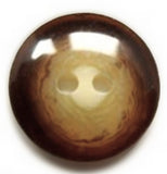 B11019L 17mm Brown, Toffee and Natural High Gloss 2 Hole Button