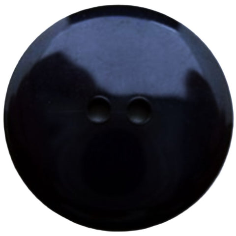 B12829 25mm Deep Navy High Gloss Nylon 2 Hole Button