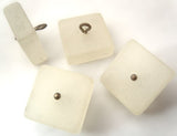 B14283 21mm Chunky Matt Ivory Ice Shank Button