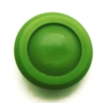 B14601 15mm Cypress Green Matt Rim, Domed Pearlised Centre Shank Button