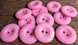 B16000 21mm Pink High Gloss Acrylic-Dink Centre 2 Hole Button