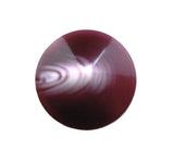 B16008 15mm Wine and Natural Glossy Button, Hole Built into the Back