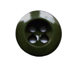 B16146 14mm Deep Cypress Green 4 Hole Trouser or Brace Type Button