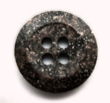 B16319 17mm Speckled Dark Browns Bone Sheen 4 Hole Button