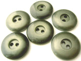 B4429 16mm Dark-Silver Grey Shimmer Gloss Polyester 2 Hole Button