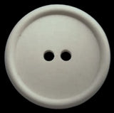 B5073 27mm Ivory Matt Rasied Ronded Rim 2 Hole Button